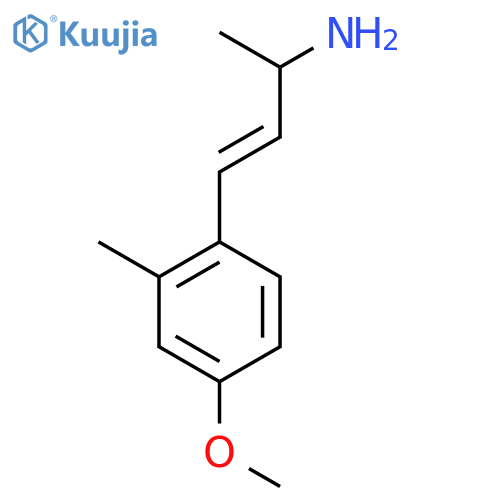 4-(4-methoxy-2-methylphenyl)but-3-en-2-amine structure