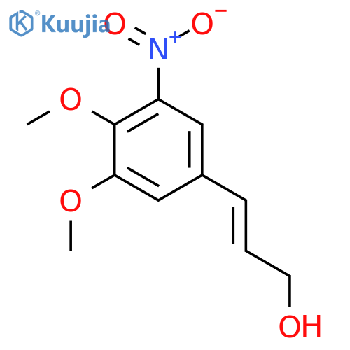 3-(3,4-dimethoxy-5-nitrophenyl)prop-2-en-1-ol structure