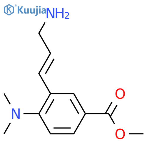 methyl 3-(3-aminoprop-1-en-1-yl)-4-(dimethylamino)benzoate structure