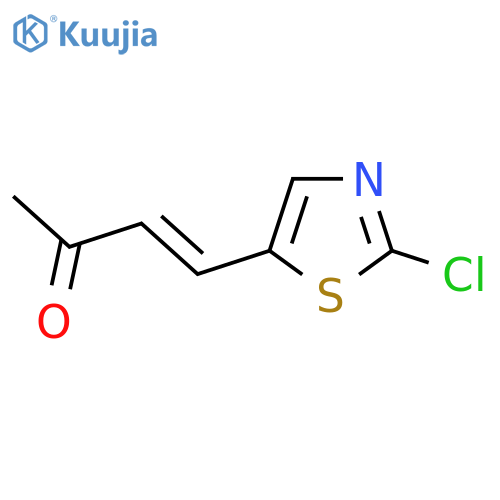 4-(2-chloro-1,3-thiazol-5-yl)but-3-en-2-one structure