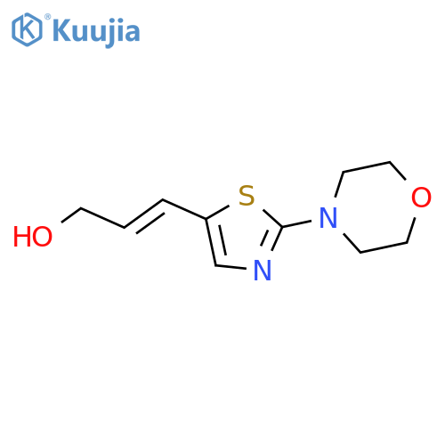 3-2-(morpholin-4-yl)-1,3-thiazol-5-ylprop-2-en-1-ol structure