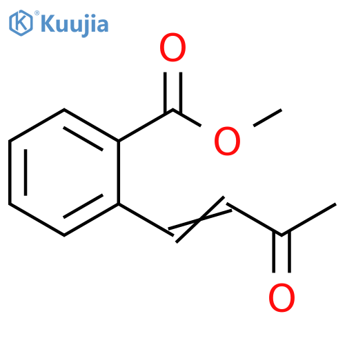 methyl 2-(3-oxobut-1-en-1-yl)benzoate structure