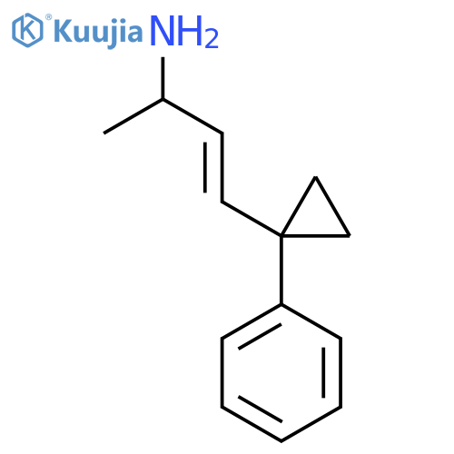 4-(1-phenylcyclopropyl)but-3-en-2-amine structure