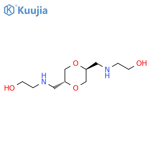 2-({(2R,5S)-5-{(2-hydroxyethyl)aminomethyl}-1,4-dioxan-2-ylmethyl}amino)ethan-1-ol, trans structure