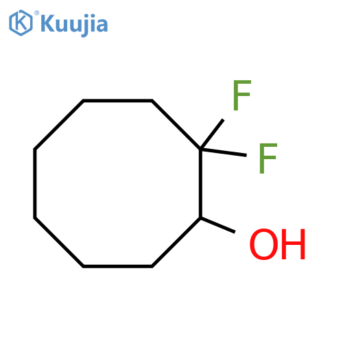 2,2-difluorocyclooctan-1-ol structure