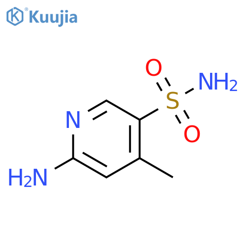 6-amino-4-methylpyridine-3-sulfonamide structure