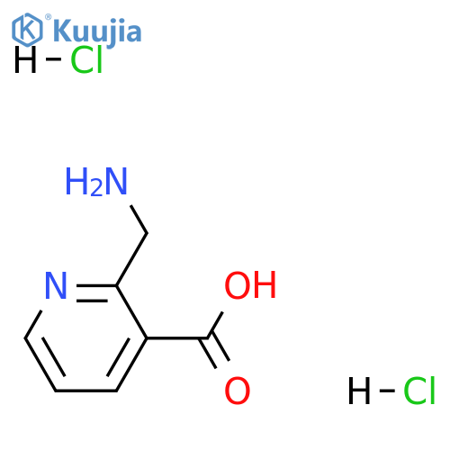 2-(aminomethyl)pyridine-3-carboxylic acid dihydrochloride structure