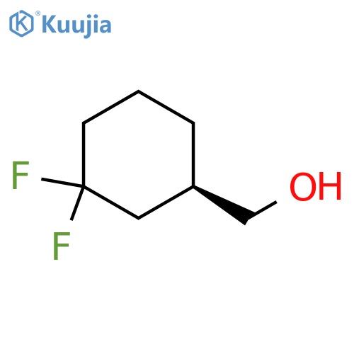 [(1R)-3,3-difluorocyclohexyl]methanol structure