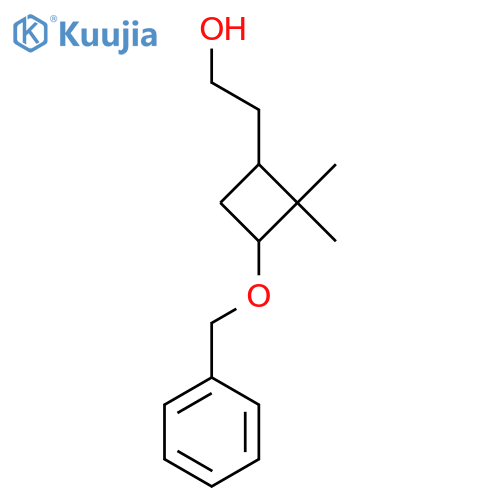 2-(3-Benzyloxy-2,2-dimethyl-cyclobutyl)ethanol structure