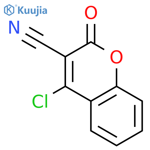2H-1-Benzopyran-3-carbonitrile,4-chloro-2-oxo- structure