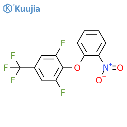 Benzene, 1,3-difluoro-2-(2-nitrophenoxy)-5-(trifluoromethyl)- structure