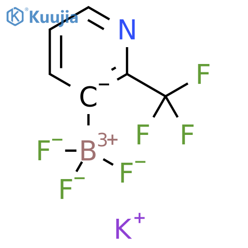 Borate(1-), trifluoro[2-(trifluoromethyl)-3-pyridinyl]-, potassium (1:1), (T-4)- structure