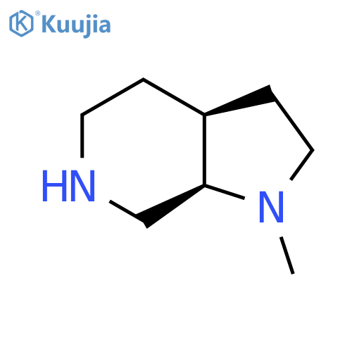 (3aS,7aR)-1-methyl-2,3,3a,4,5,6,7,7a-octahydropyrrolo[2,3-c]pyridine structure