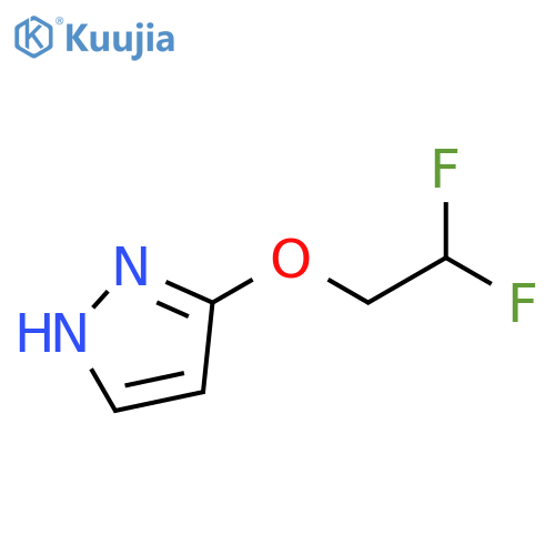 1H-Pyrazole, 3-(2,2-difluoroethoxy)- structure
