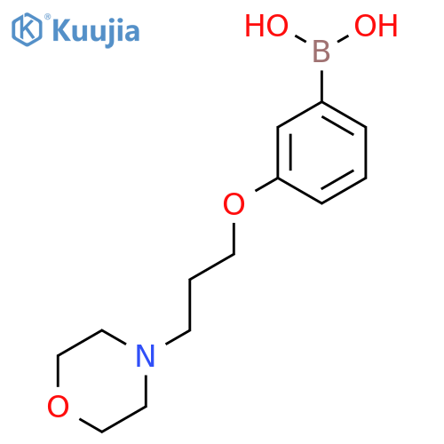 (3-(3-Morpholinopropoxy)phenyl)boronic acid structure