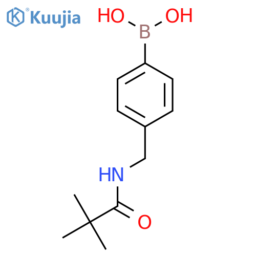 (4-(Pivalamidomethyl)phenyl)boronic acid structure