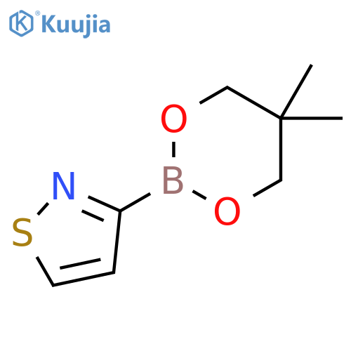3-(5,5-Dimethyl-1,3,2-dioxaborinan-2-yl)isothiazole structure