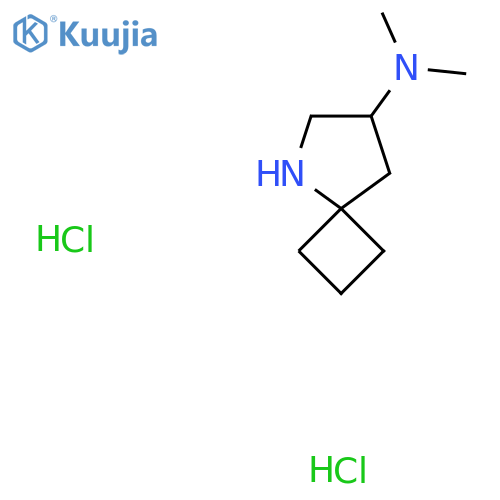 N,N-Dimethyl-5-azaspiro[3.4]octan-7-amine;dihydrochloride structure