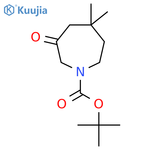 Tert-butyl 5,5-dimethyl-3-oxoazepane-1-carboxylate structure