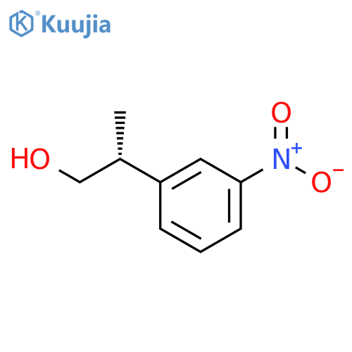 (2R)-2-(3-Nitrophenyl)propan-1-ol structure