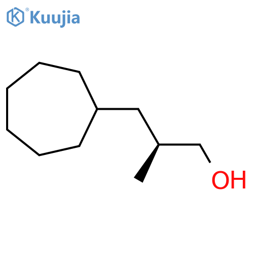 (2S)-3-Cycloheptyl-2-methylpropan-1-ol structure