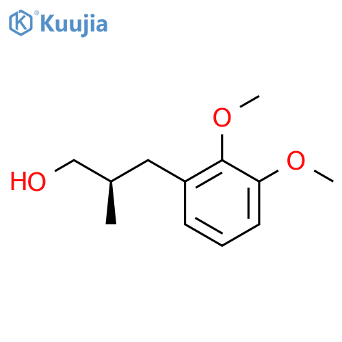 (2R)-3-(2,3-Dimethoxyphenyl)-2-methylpropan-1-ol structure
