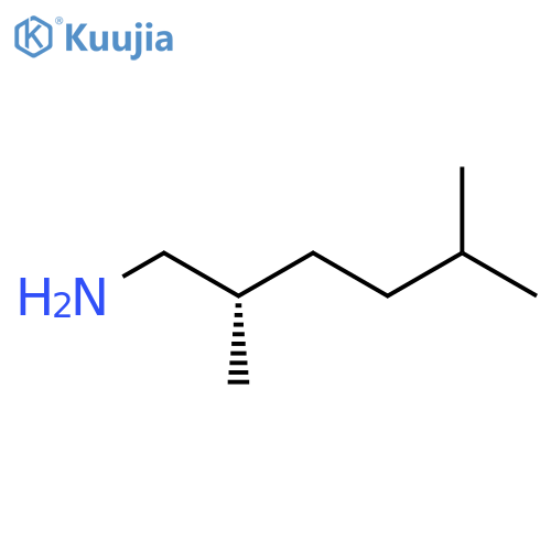 (2S)-2,5-dimethylhexan-1-amine structure