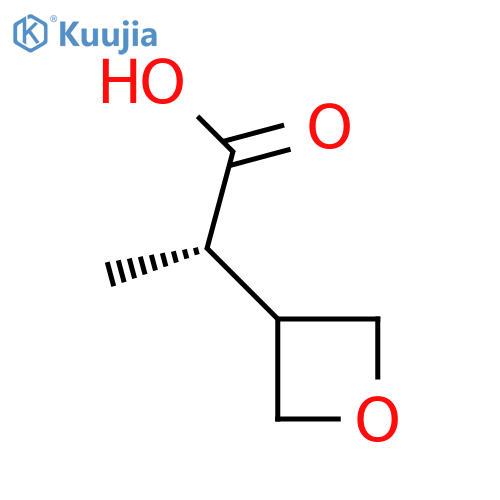 (2S)-2-(oxetan-3-yl)propanoic acid structure