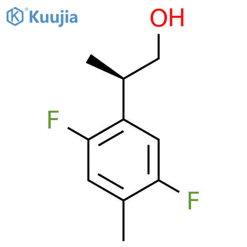 (2R)-2-(2,5-Difluoro-4-methylphenyl)propan-1-ol structure