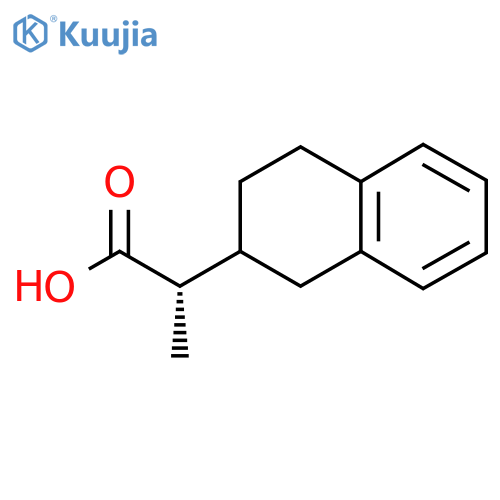 (2S)-2-(1,2,3,4-Tetrahydronaphthalen-2-yl)propanoic acid structure
