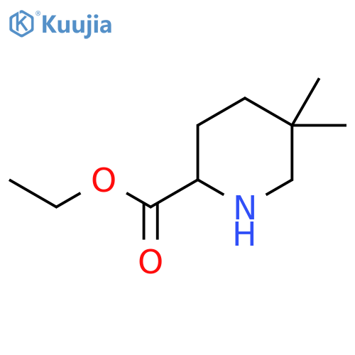 Ethyl 5,5-dimethylpiperidine-2-carboxylate structure