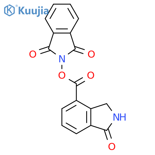 1,3-dioxo-2,3-dihydro-1H-isoindol-2-yl 1-oxo-2,3-dihydro-1H-isoindole-4-carboxylate structure