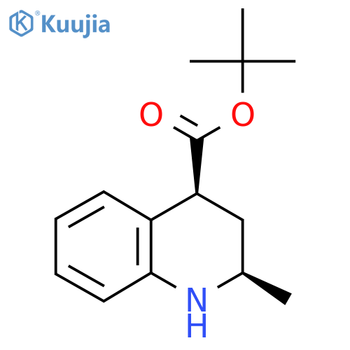 Tert-butyl (2R,4S)-2-methyl-1,2,3,4-tetrahydroquinoline-4-carboxylate structure
