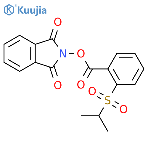 1,3-dioxo-2,3-dihydro-1H-isoindol-2-yl 2-(propane-2-sulfonyl)benzoate structure