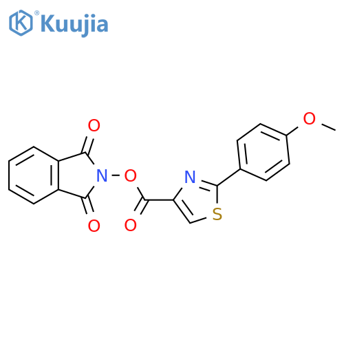 1,3-dioxo-2,3-dihydro-1H-isoindol-2-yl 2-(4-methoxyphenyl)-1,3-thiazole-4-carboxylate structure