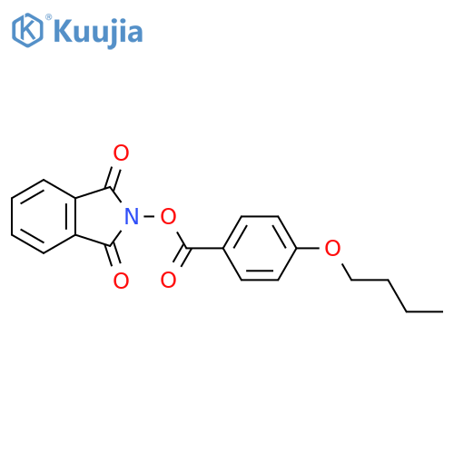 1,3-dioxo-2,3-dihydro-1H-isoindol-2-yl 4-butoxybenzoate structure