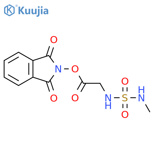 1,3-dioxo-2,3-dihydro-1H-isoindol-2-yl 2-[(methylsulfamoyl)amino]acetate structure