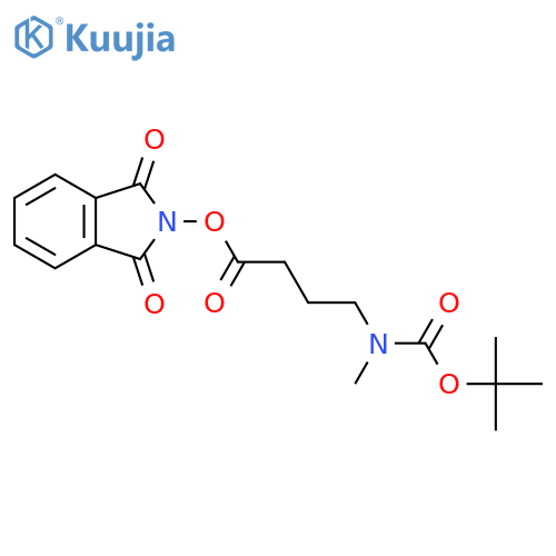 1,3-dioxo-2,3-dihydro-1H-isoindol-2-yl 4-{[(tert-butoxy)carbonyl](methyl)amino}butanoate structure