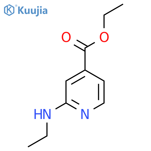 Ethyl 2-(ethylamino)pyridine-4-carboxylate structure