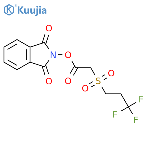 1,3-dioxo-2,3-dihydro-1H-isoindol-2-yl 2-(3,3,3-trifluoropropanesulfonyl)acetate structure