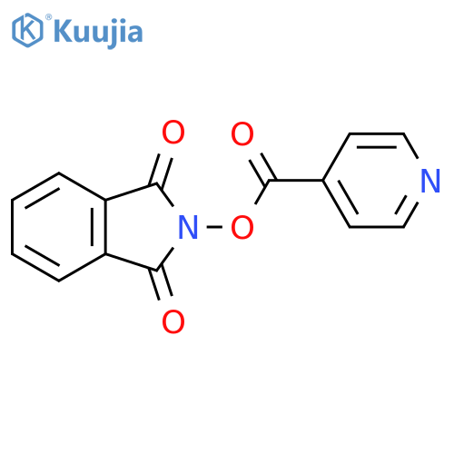 4-Pyridinecarboxylic acid, 1,3-dihydro-1,3-dioxo-2H-isoindol-2-yl ester structure