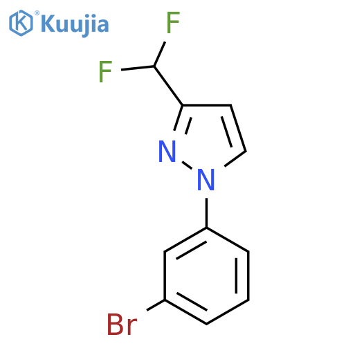1-(3-Bromophenyl)-3-(difluoromethyl)pyrazole structure