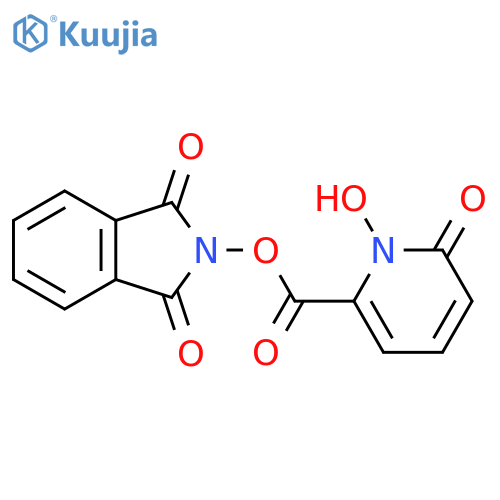 1,3-dioxo-2,3-dihydro-1H-isoindol-2-yl 1-hydroxy-6-oxo-1,6-dihydropyridine-2-carboxylate structure