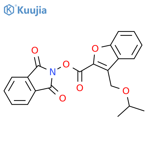 1,3-dioxo-2,3-dihydro-1H-isoindol-2-yl 3-[(propan-2-yloxy)methyl]-1-benzofuran-2-carboxylate structure