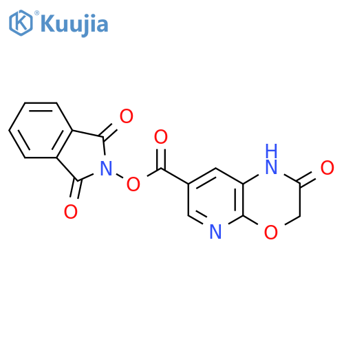 1,3-dioxo-2,3-dihydro-1H-isoindol-2-yl 2-oxo-1H,2H,3H-pyrido[2,3-b][1,4]oxazine-7-carboxylate structure