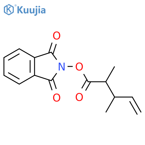 1,3-dioxo-2,3-dihydro-1H-isoindol-2-yl 2,3-dimethylpent-4-enoate structure