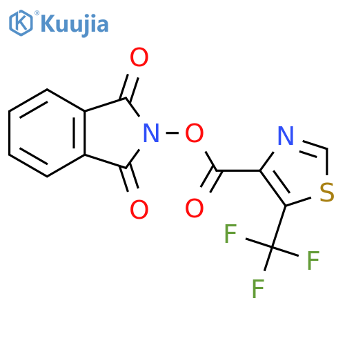 1,3-dioxo-2,3-dihydro-1H-isoindol-2-yl 5-(trifluoromethyl)-1,3-thiazole-4-carboxylate structure