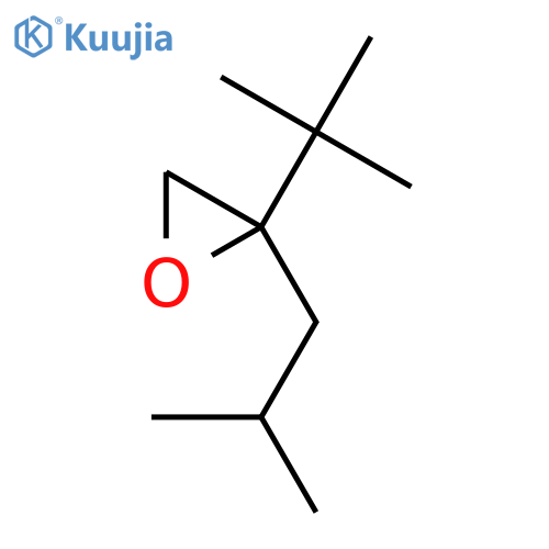2-Tert-butyl-2-(2-methylpropyl)oxirane structure