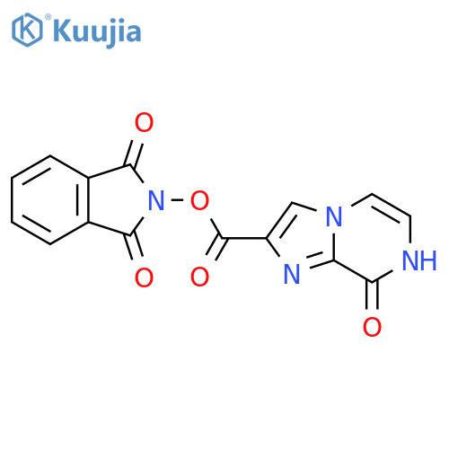 1,3-dioxo-2,3-dihydro-1H-isoindol-2-yl 8-oxo-7H,8H-imidazo[1,2-a]pyrazine-2-carboxylate structure