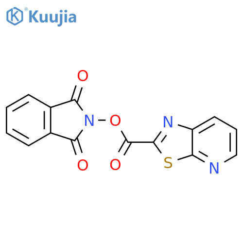 1,3-dioxo-2,3-dihydro-1H-isoindol-2-yl [1,3]thiazolo[5,4-b]pyridine-2-carboxylate structure